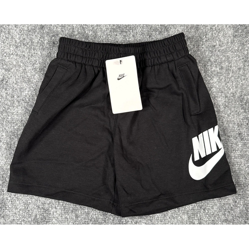 Nike Toddler Boys 3T 2-3Yrs Black Sportswear Club Fleece Shorts NWT